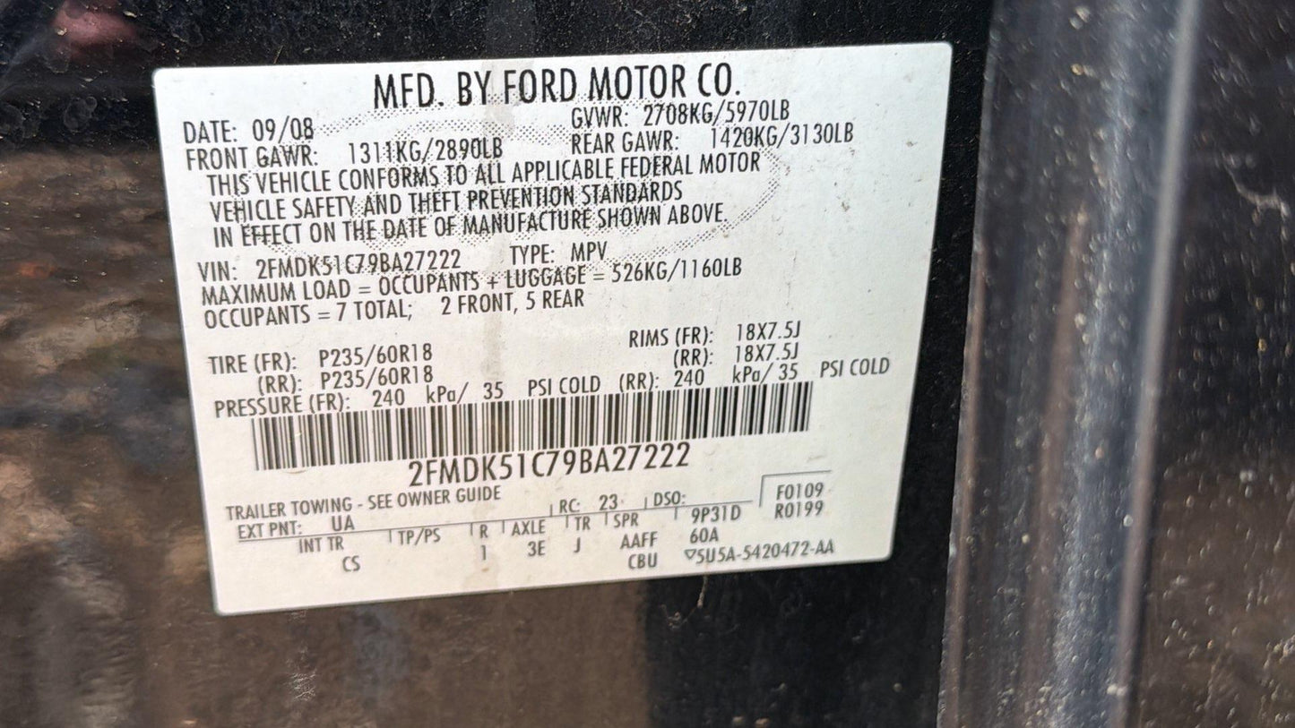 2009 Ford Flex (Black) - TITLE