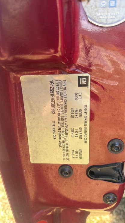 2006 Chevrolet Malibu (Burgundy) - TITLE